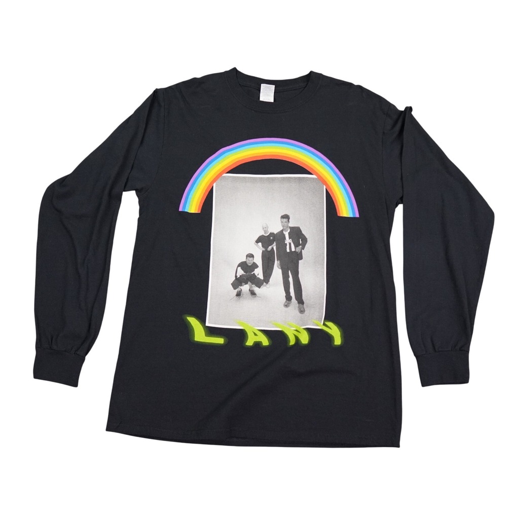 LANY Long Sleeve Shirt Mens Medium Black Moon Tour Gildan